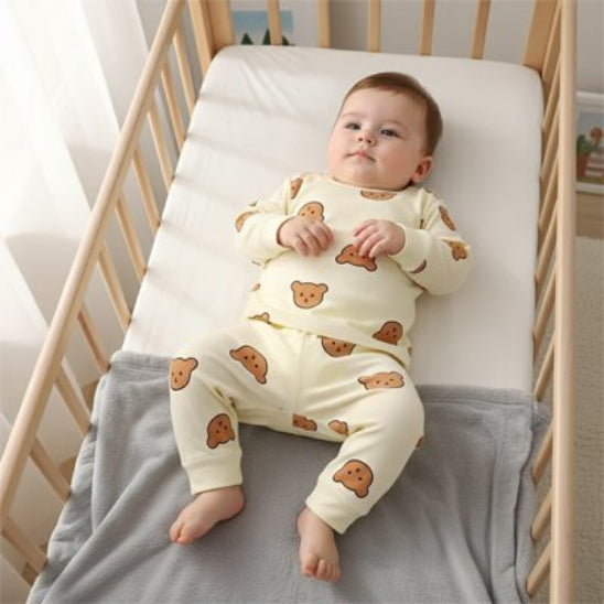 Pyjama bebe garcon coton doux pour peau délicate de bébé