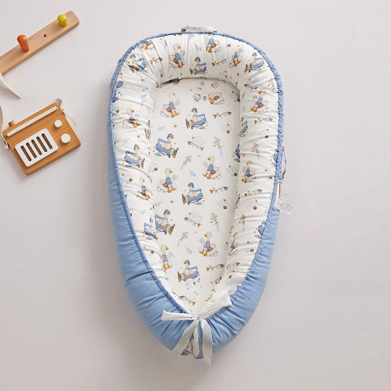 Reducteur de lit bebe nid douillet offre sensation enveloppante à bébé
