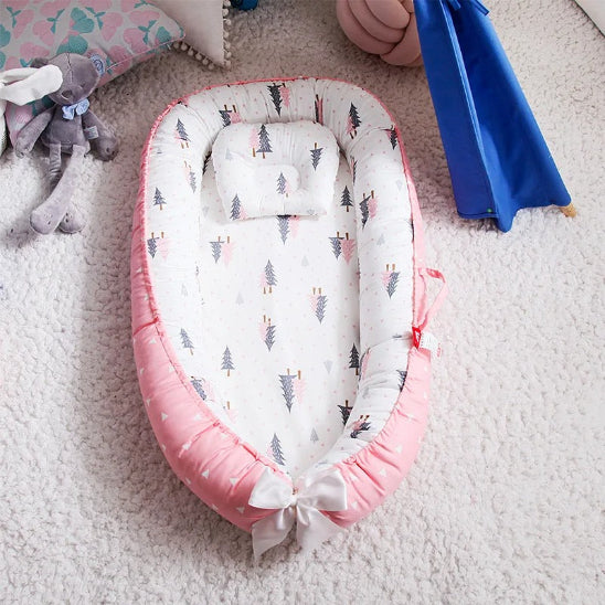 Reducteur de lit bebe-sensation-rassurante semblable au cocon utérin