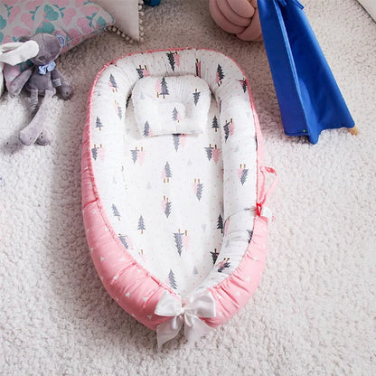 Reducteur de lit bebe-sensation-rassurante semblable au cocon utérin