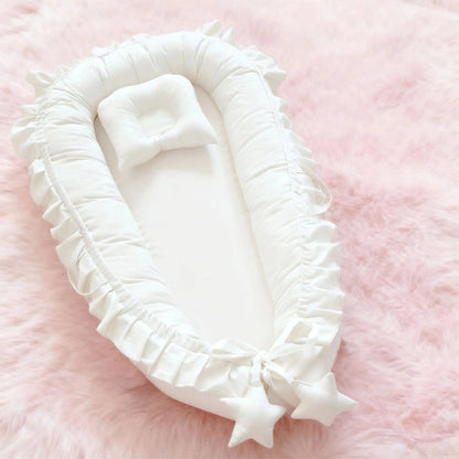 Reducteur de lit cododo bordure dentelle mignon