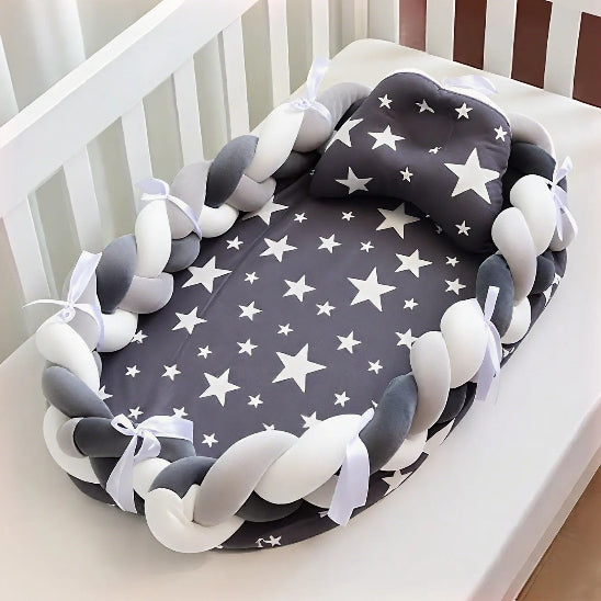 Reducteur de lit cododo gris anthracite blanc