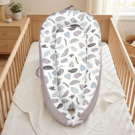 Reducteur de lit cododo gris blanc conception enveloppante