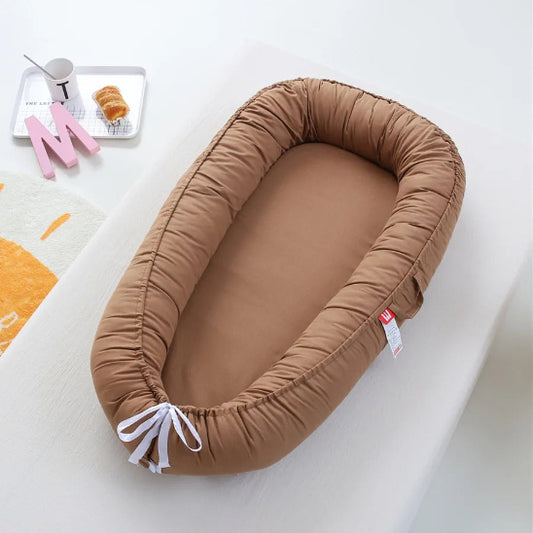 Reducteur de lit cododo marron couleur unie