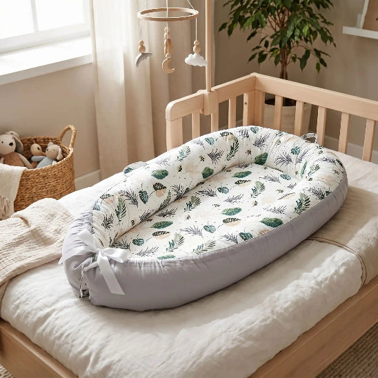 Reducteur de lit  cododo vert blanc déhoussable