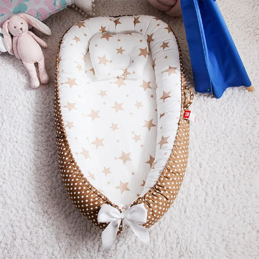 Reducteur de lit pour bebe réconfortant transforme expérience coucher bébé en sommeil paisible