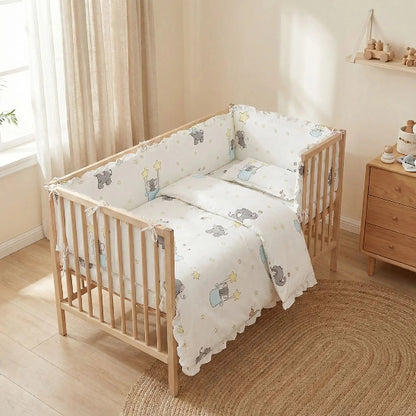 Tour de lit 60*120 attache permet fixation solide