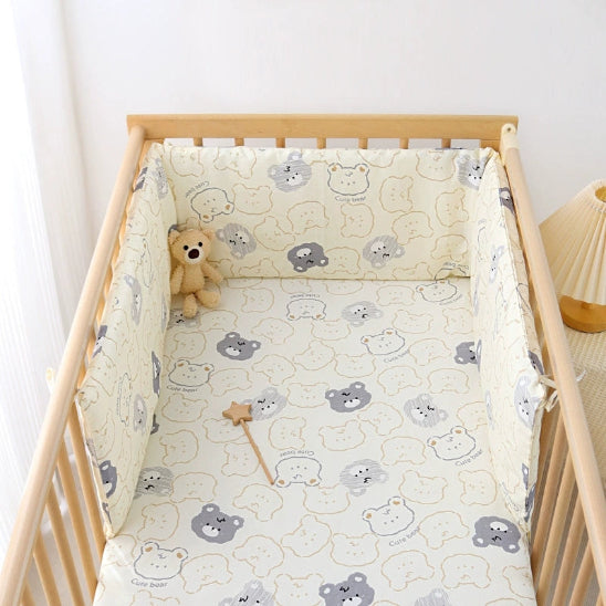 Tour de lit bébé garçon design élegant rehausse beauté chambre bébé