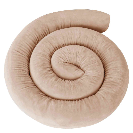 Tour de lit boudin garnissage volumineux pour meilleure protection contre choc 