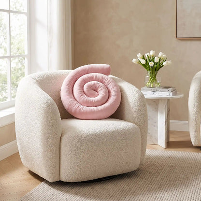 Tour de lit boudin rose rembourrage doux