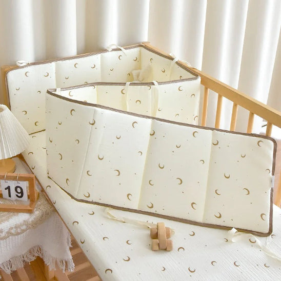 Tour de lit cododo lune motif spatial