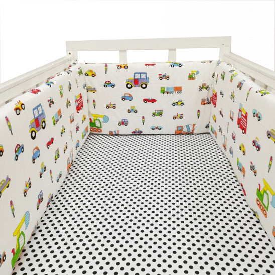 Tour de lit cododo motif voiture de différents modèles