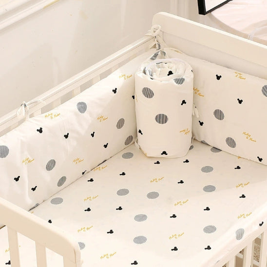 Tour de lit cododo rembourrage volumineux contre choc entre barreaux