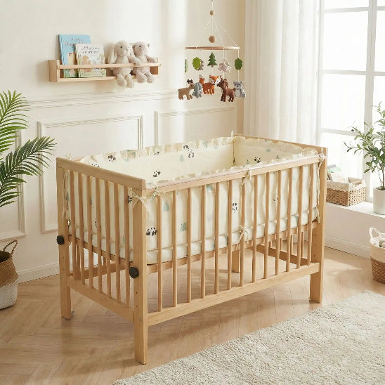 Tour de lit complet pour bebe design enchanteur cree univers apaisant bébé