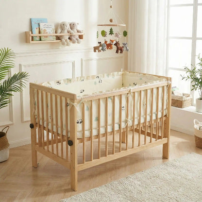 Tour de lit complet pour bebe design enchanteur cree univers apaisant bébé