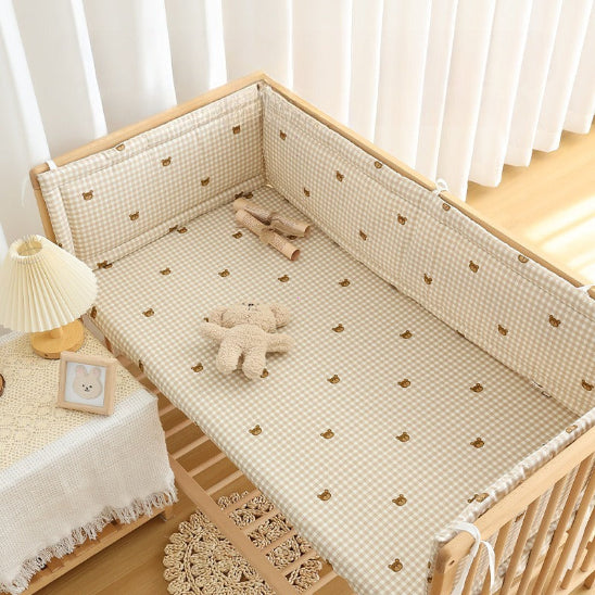 Tour de lit garcon style ours mignon