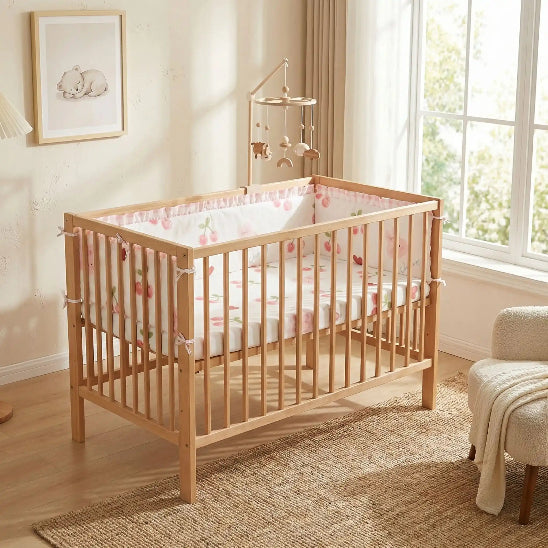 Tour de lit pare choc touche décoratif embellit chambre chambre bébé