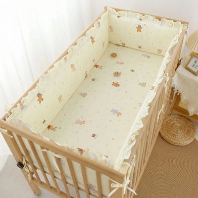 Tour de lit pour berceau quatre rembourrage pour protection compète