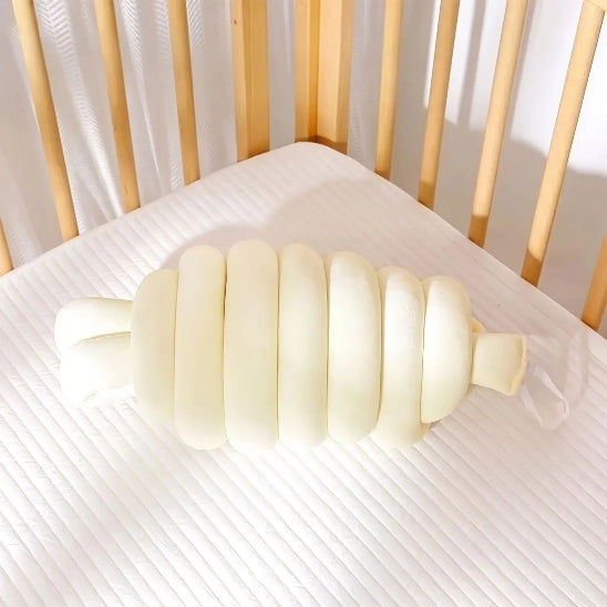 Tressé de lit 5m crème blanche torsadé