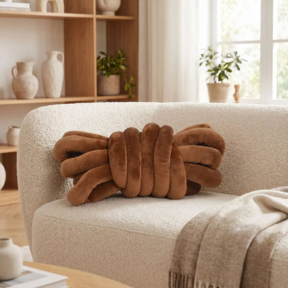 Tressé de lit 5m marron épais