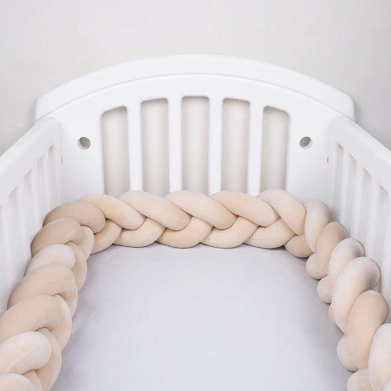 Tresse de lit respirant beige minimaliste
