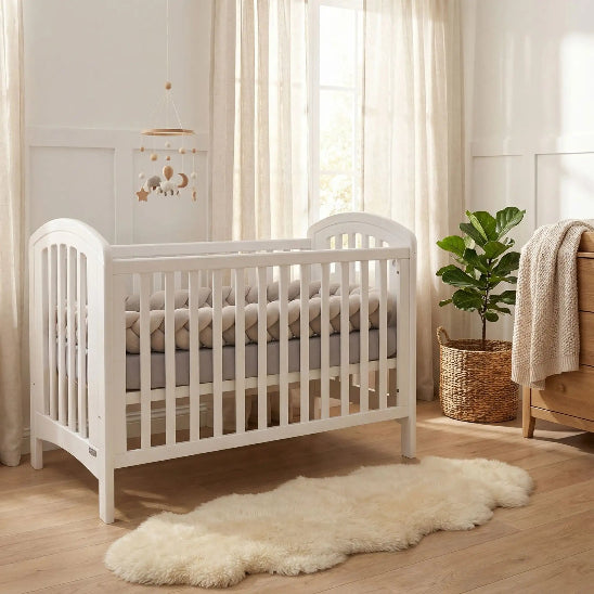 Tresse de lit respirant grise joli
