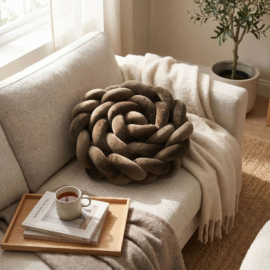 Tresse de lit respirant marron chocolat espacer laissant air circuler