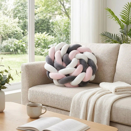 Tresse de lit respirant rose blanche noir attractif visuellement