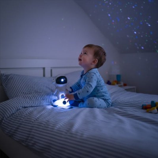 Veilleuse projection ciel étoilé créé des moments magiques pour bébé