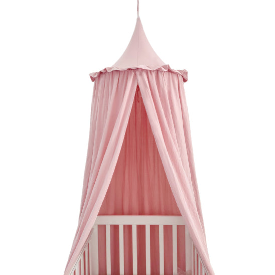 ciel de lit bebe coton respirant et hypoallergenique