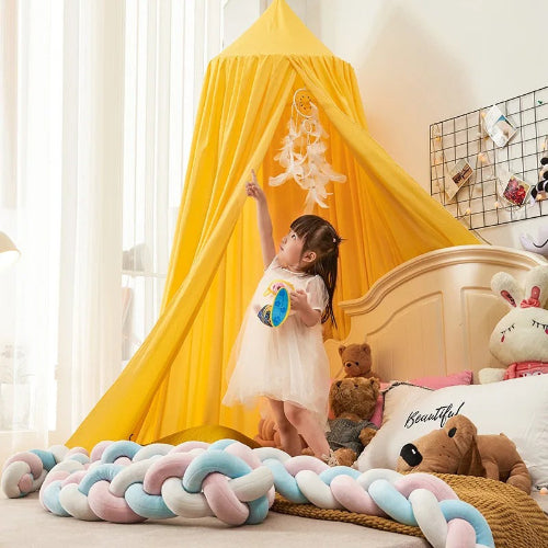 ciel de lit decorative embellit lit enfant