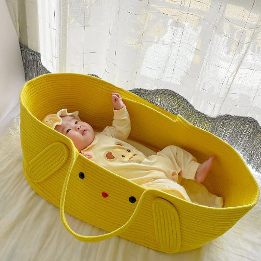couffin bebe coton combine douceur et praticite