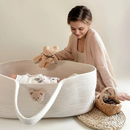 couffin bebe motif ours renfonce connexion bebe maman