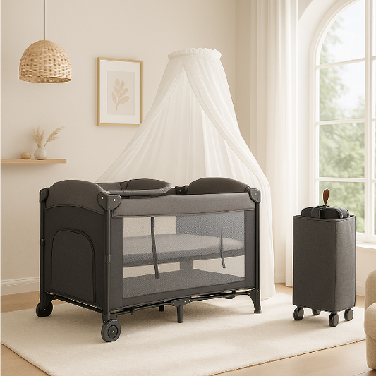 lit parapluie matelas sac rangement facilite le transport