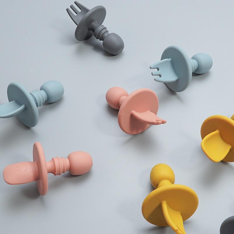 CuttieSpoon™ | Cuillère et fourchette pour bébé | Maman - Mummybambin